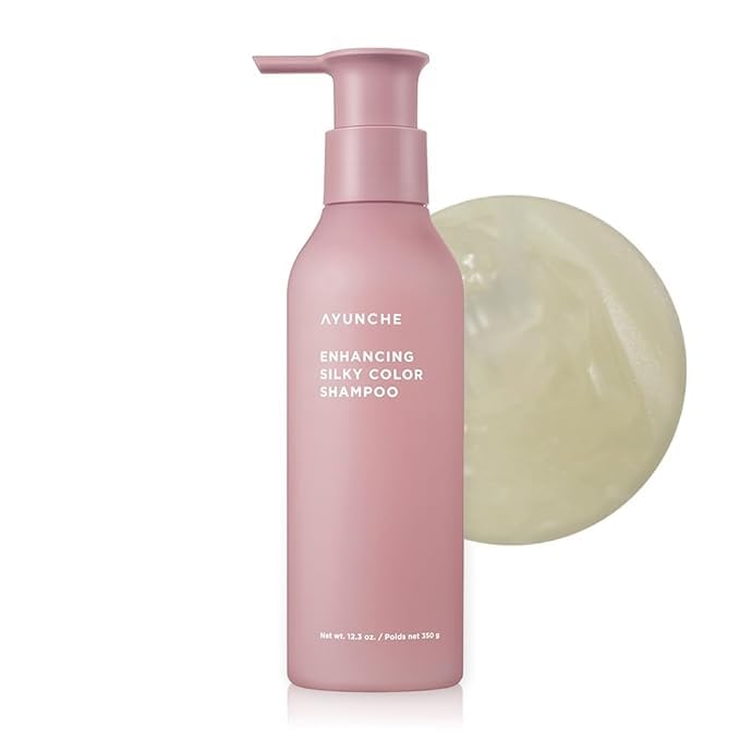 'Ayunche Enhancing Silky Color Shampoo, 11.8Oz [For Dyed] | No More Tangled And Split Ends | Intensive Care For Damaged Hair |