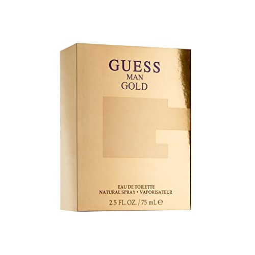Guess Gold By Guess, 2.5 Oz Eau De Toilette Spray For Men