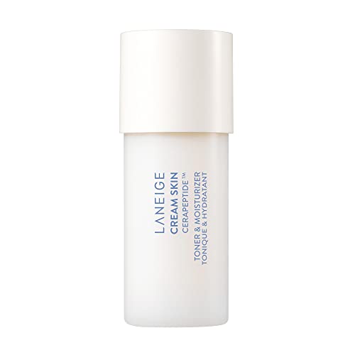 Laneige Mini Cream Skin Toner & Moisturizer: 2-In-1 Amino Acid Rich Liquid, Soothe, Hydrate, And Strengthen Skin'S Moisture Barr