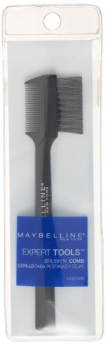 Maybelline Expert Tools Short Handle Brush and Comb, 2 Count (Pack of 1)