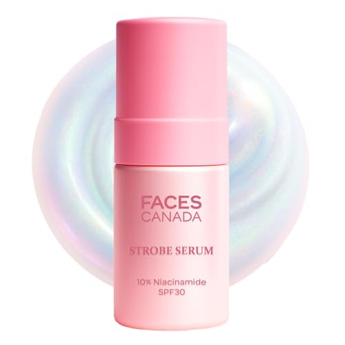 Faces Canada Strobe Serum - 27Ml | Brightening Serum + Strobe Cream + Spf 30 Sunscreen | 10% Niacinamide | Removes Dark Spots & 