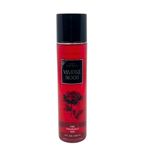 Bath & Body Works Halloween Fragrance Mist - 3 Different Scents 8 Fl Oz Each - Vampire Blood, Midnight Spell, Everlasting Magic