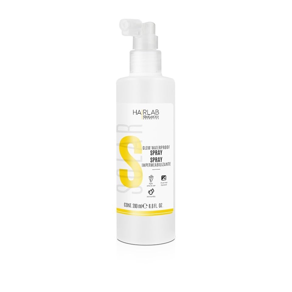 SALERM - Waterproof and Repairing Hair Spray - Hair Lab Solar - 200 ml - Thermal Hair Protector - for Dry or Sun-Damaged Hair - 