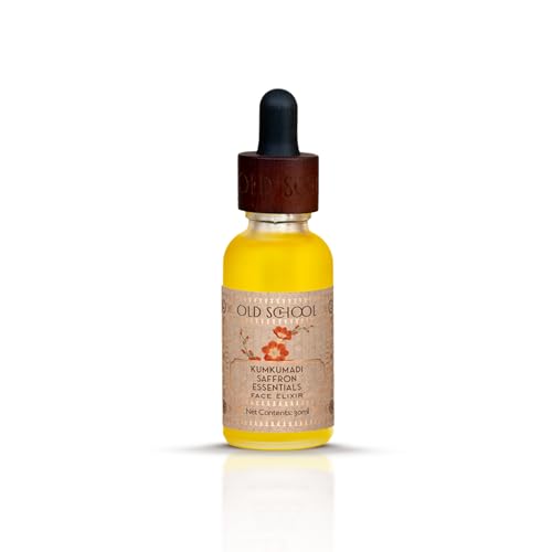 Old School Rituals Kumkumadi Saffron Face Elixir | Face Serum For Glowing Skin | Anti-Ageing Overnight Facial Oil | Brightens, R