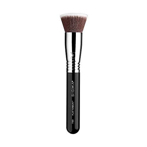 Sigma Beauty F80 Flat Kabuki Brush, Best Selling Foundation Brush & Professional Grade Makeup Brush To Blend Liquid & Cream Prod