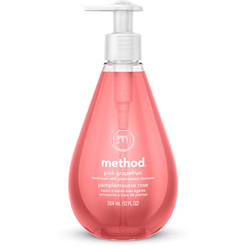 Method gel Hand Wash, Pink grapefruit, Biodegradable Formula, 12 fl oz (Pack of 1)