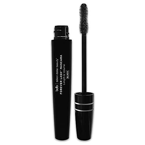 Billion Dollar Brows Forever Lash Mascara, Length & Volume In Seconds, Waterproof Formula, Unique Silicone Wand, Professional Qu