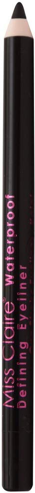 Miss Claire Waterproof Defining Eyeliner One Stroke Eyeliner Kajal, Party Black, 1.2 G