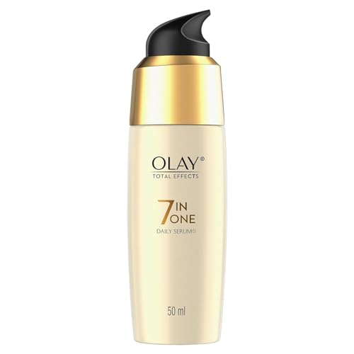Olay Total Effects Serum |With Vitamin C, B5, Niacinamide, Green Tea |Fights 7 Signs Of Ageing For Glowing, Hydrated And Younger