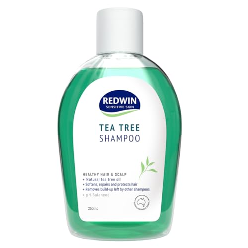 Redwin Tea Tree Shampoo 250ml Hair revitaliser for healthy looking hair for sensitive skin import from Australia
