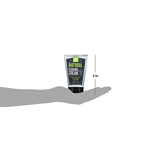 Pacific Shaving Company Natural Shaving Cream - Shea Butter + Vitamin E Shave Cream for Hydrated Sensitive Skin - Clean Formula