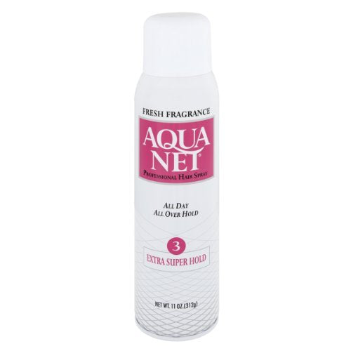 Aqua Net Professional Hair Spray Extra Super Hold 3 Fresh Scent, 11 Oz (Pack Of 6)