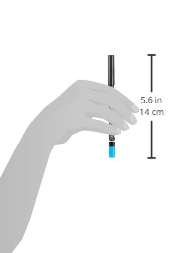 Kokie Cosmetics Waterproof Velvet Smooth Eyeliner Pencil, Bright Blue, 0.042 Ounce
