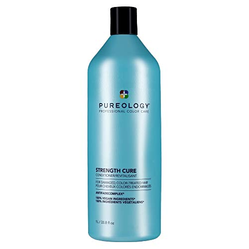 Pureology Strength Cure Strengthening Conditioner For Damaged & Color Treated Hair, 338 Fl Oz