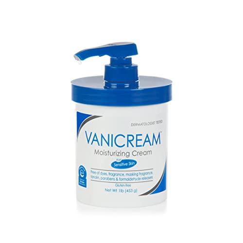 Vanicream Moisturizing Skin Cream With Pump Dispenser - 16 Fl Oz (1 Lb) - Moisturizer Formulated Without Common Irritants For Th
