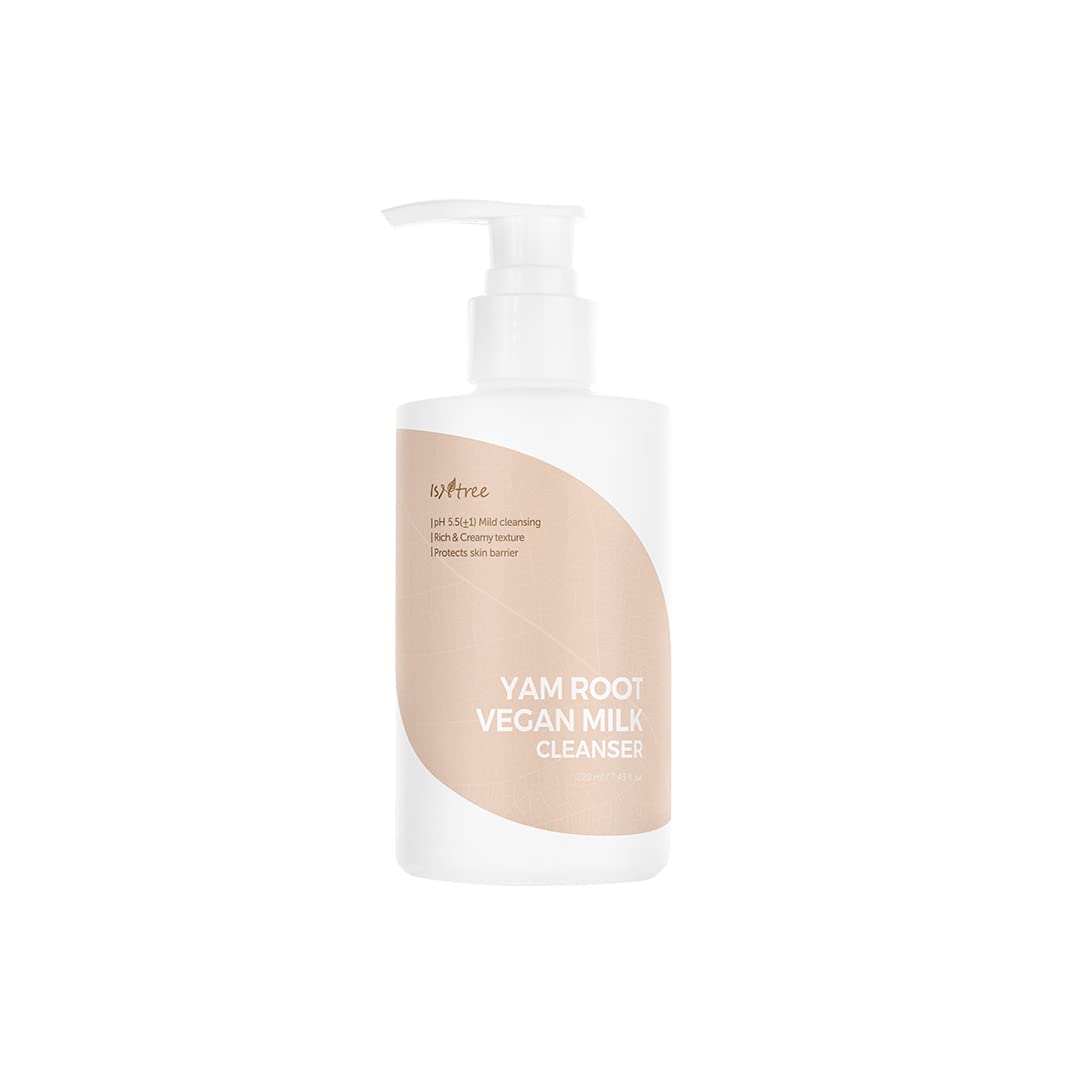 Isntree Yam Root Vegan Milk Cleanser 220Ml, 7.43 Fl.Oz | Cleanser With Rich And Creamy Texture And Protects Skin Barrier