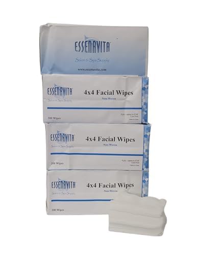Bulk 800 per box esthetic wipes 4x4 4 ply All-Purpose Lint-Free 4-Ply Non-Woven, For Salon and Spa Use, Soft, Strong yet Soft 4