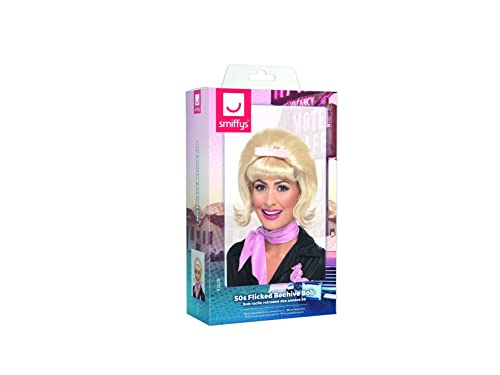 Smiffys 50S Flicked Beehive Bob, One Size