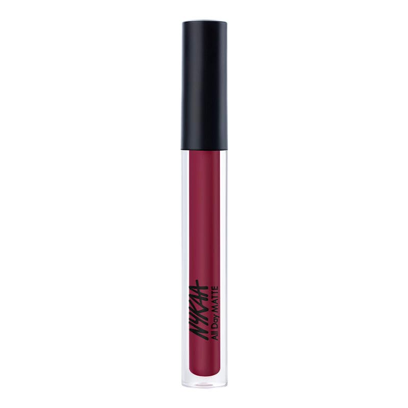 Nykaa All Day Matte Waterproof, Transfer Proof, Mask Proof, 12H Liquid Lipstick  Bride Crew
