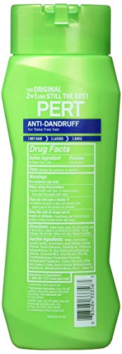 Pert Plus Dandruff Control Pyrithione Zinc For Flake Free Hair 2 In 1 Shampoo Unisex, 13.5 Ounce