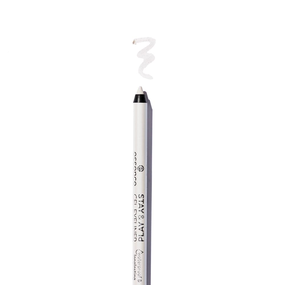 Essence  Stay & Play Gel Eyeliner  Super Soft Gel-Like Texture  Waterproof & Longlasting  Vegan & Cruelty Free (Ice Ice Baby)