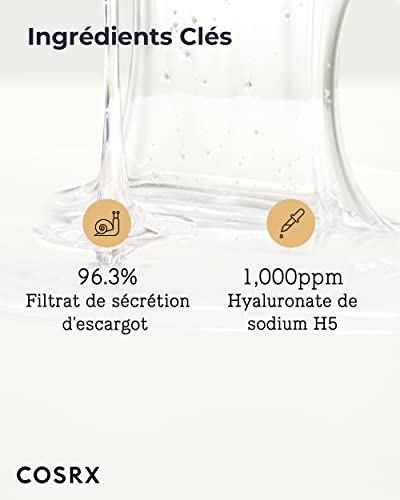 Cosrx Snail Mucin 96% Power Repairing Essence 338 Floz 100Ml, Hydrating Serum For Face With Snail Secretion Filtrate For Dull Sk