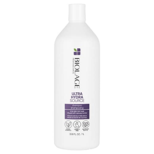 Biolage Ultra Hydra Source Shampoo | Deep Hydrating Shampoo For Very Dry Hair | Moisturizes Hair To Prevent Breakage | Paraben &