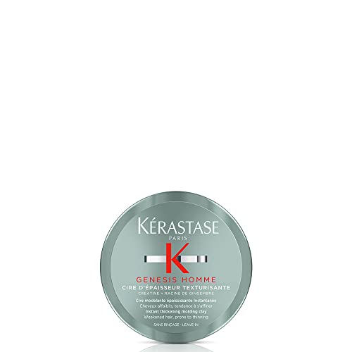 KERASTASE genesis Homme cire dEpaisseur Texturisante Wax Pomade  Light-hold Wax Pomade for Men  Provides Texture & Thickness  Fo