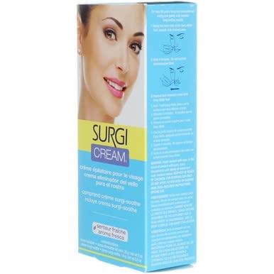Surgi Facial Hair Removal Cream 1 Oz X 2 Pack