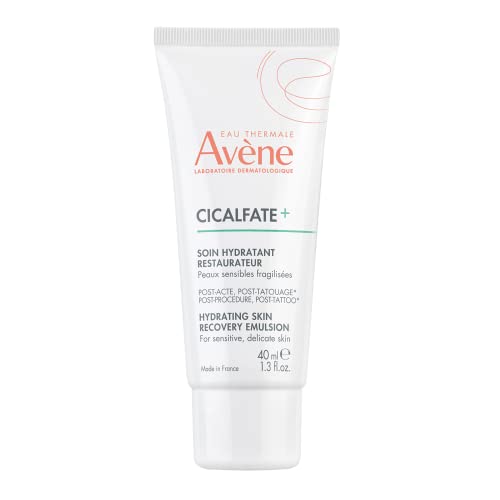 Eau Thermale Avne Cicalfate+ Hydrating Skin Recovery Emulsion - Post-Procedure & Post-Tattoo Restoration - Postbiotic Skincare -