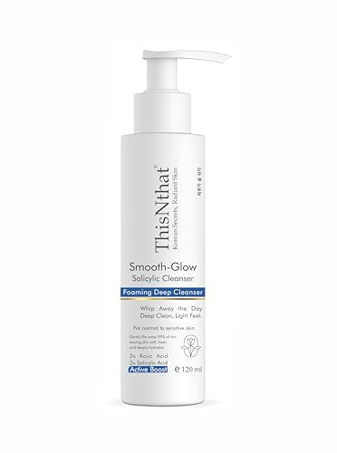 Thisnthat SmoothGlow Korean Face Cleanser With 2% Salicylic Acid & 2% Kojic Acid | Deep Cleansing, Brightening & Hydrating Dail