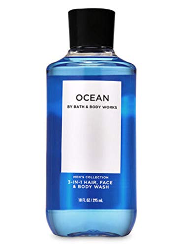 Bath & Body Works, Signature Collection 2-In-1 Hair + Body Wash, Ocean For Men, 10 Ounce