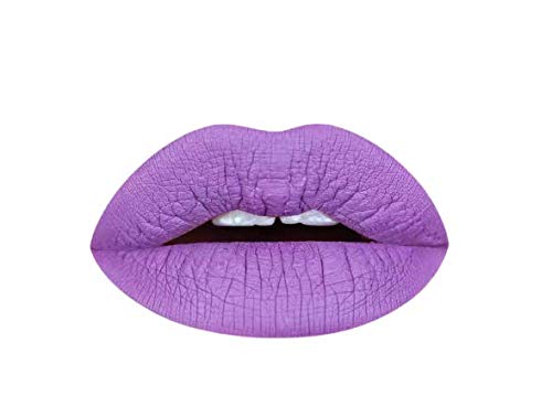 Aromi Lavender Matte Liquid Lipstick | Light Purple Lip Color, Vegan, Cruelty-Free, Long-Lasting Lipstick, Handmade (Lavender Fi