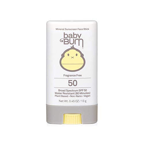 Sun Bum Baby Spf 50 Sunscreen Stick, Mineral Roll-On Uva/Uvb Face And Body Protection For Sensitive Skin, Fragrance Free, Travel