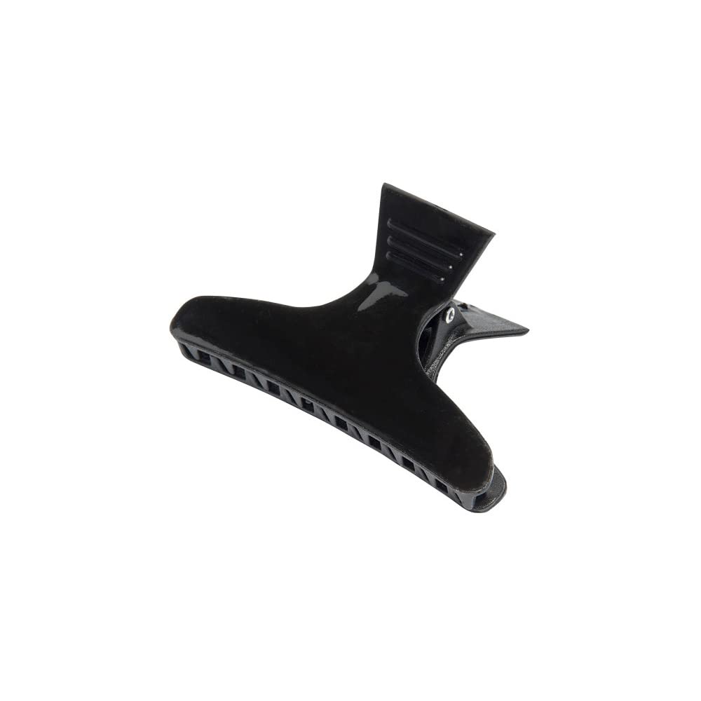 Diane Large Butterfly Clamps Pack of 12 Hair Clips for Women and Girls 3.25 inch Black and White D13