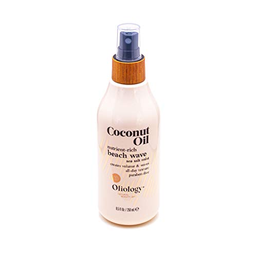 Oliology Coconut Oil Beach Wave Sea Salt Mist Spray - Creates Volume and Tousled Waves, Texture and Style that Lasts All Day (8