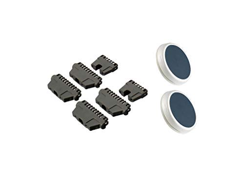 4 Wide &2 Narrow Replacement Thermicon Refill Tips + 2 Large Buffer Refills for Nono Hair Removal Epilator 8800 MINI Pro 3 and P