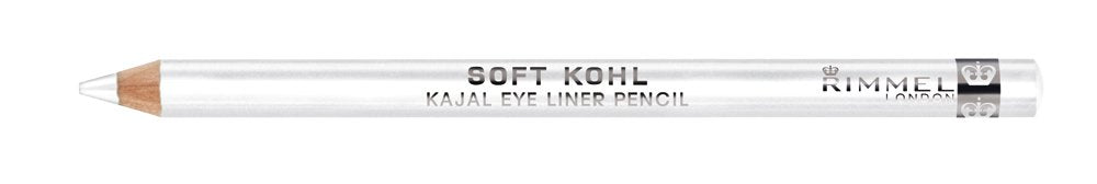 Rimmel London Soft Kohl Kajal Eyeliner Pencil, Pure White