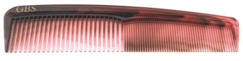 G.B.S Handmade Styling Grooming Comb - 7'' Tortoise Coarse All Purpose Fine Dressing Comb - Smooth Tapered Teeth Cellulose Aceta