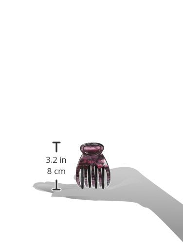 Caravan Pink Splash Yoga Scoop Duck Clip, 0.5 Ounce