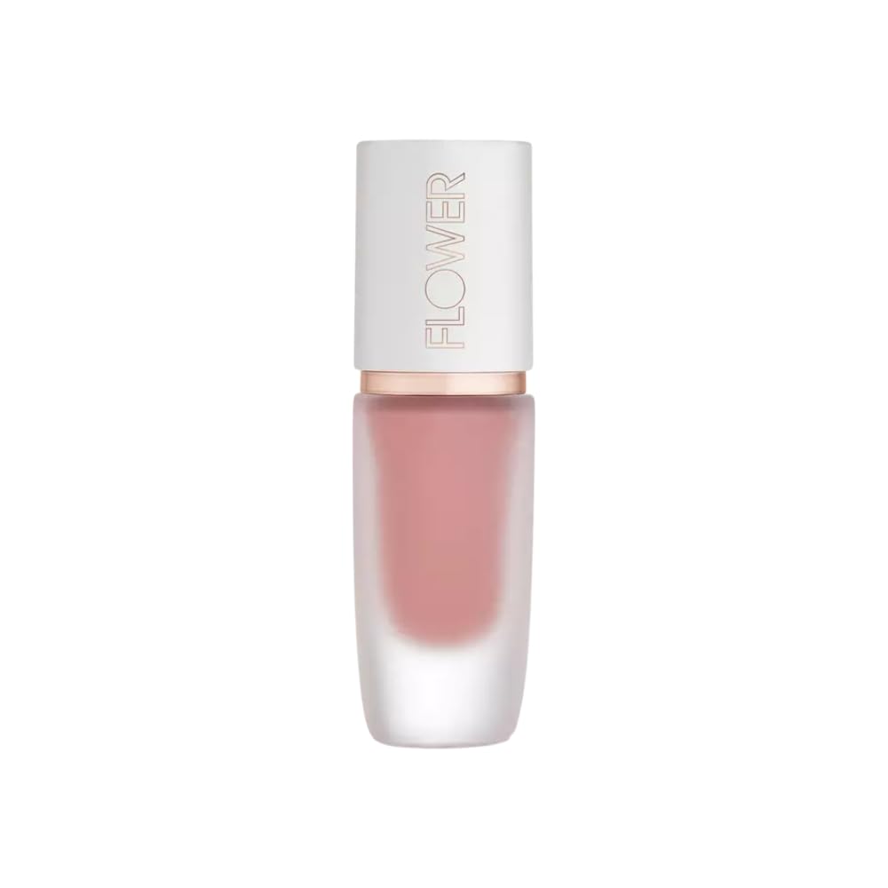 Flower Beauty By Drew Barrymore Perfect Pout Lip Color - Soft Matte Finish - Liquid Lipstick - Comfortable + Lightweight Feel (D