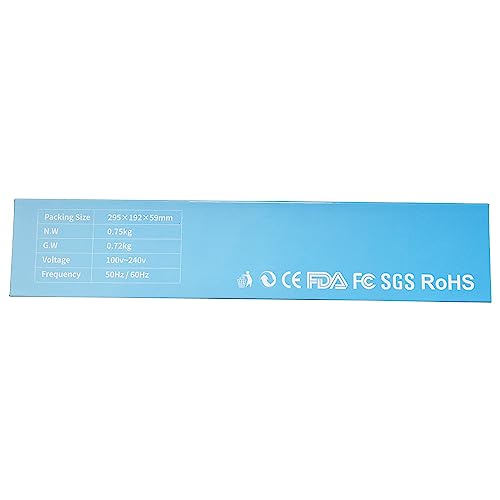 High Frequency Facial Wand - TUMAKOU Portable Handheld Blue High Frequency Facial Machine - 4 Different Blue Glass Tubes for Ski