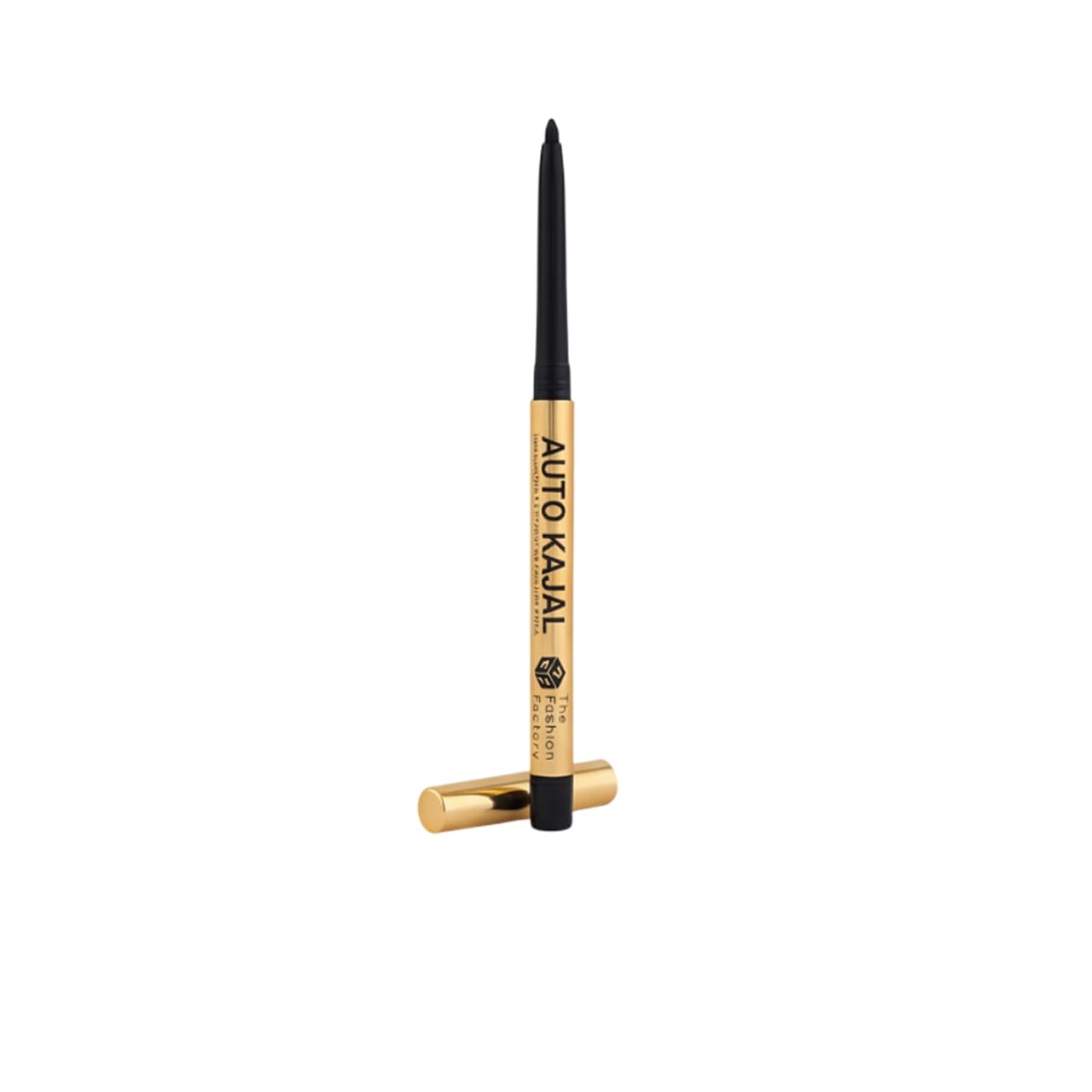 The Fashion Factory Tff Auto Kajal Waterproof Eyeliner Pencil 0.3 G | Retractable Eye Pencil For Precise Application | Smooth Gl