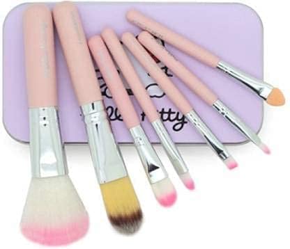 Jaayansha 7 Pcs Pink Makeup Brushes Set For Makeup For WomenS & GirlS  (Pack Of 7)