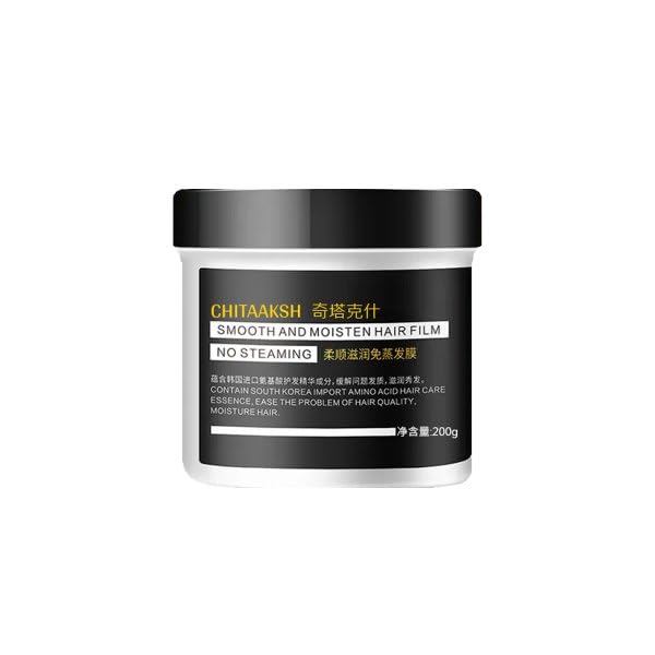 Keratin Smoothing Hair Mask | Smooth And Moisten Hair Film No Streaming | Moisturizing & Smoothing For Dry Damaged | 200Gm
