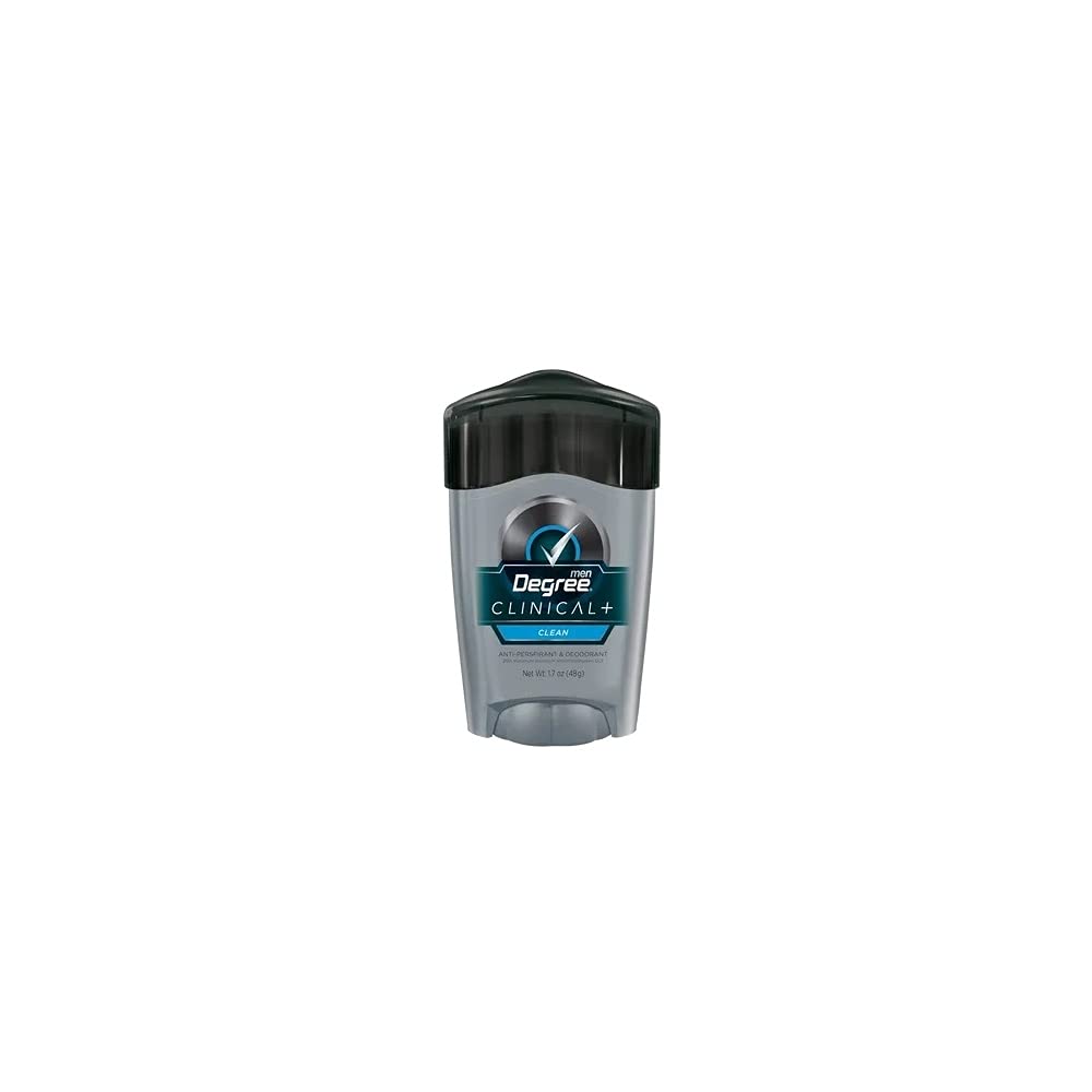 Degree Men Clean Clinical Antiperspirant Deodorant 1.7 Oz (Pack Of 2)