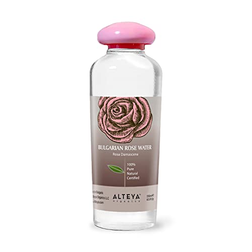 Alteya Organics Rose Water Natural Facial Toner, 17 Fl Oz500Ml Pure Bulgarian Rosa Damascena Flower Water ,Award-Winning Moistur