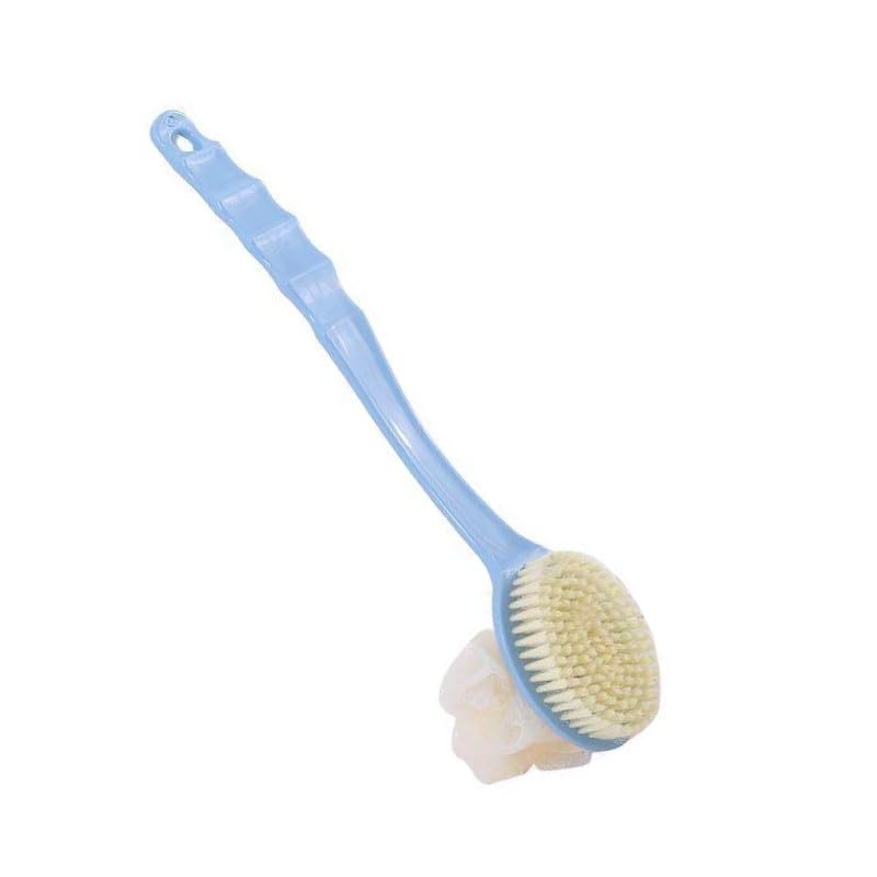 KitchenFest Hygiene Nylon Bristle Loofah Bath Brush for Refreshing Body Shower Skin Care Brush, Multicolor  1 Pcs