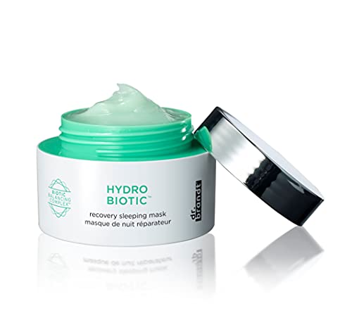 Dr. Brandt Hydro Biotic Recovery Sleeping Mask. Leave-On Sleeping Mask That Deeply Hydrates And Reduces Redness. Helps Strengthe