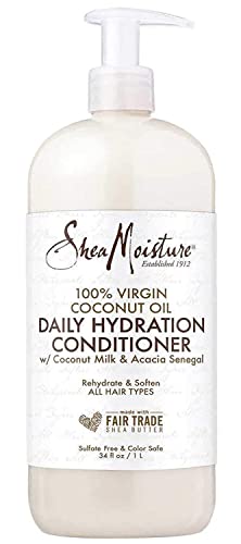 Shea Moisture 100% Virgin Coconut Oil Daily Hydration Conditioner, 13 Ounce